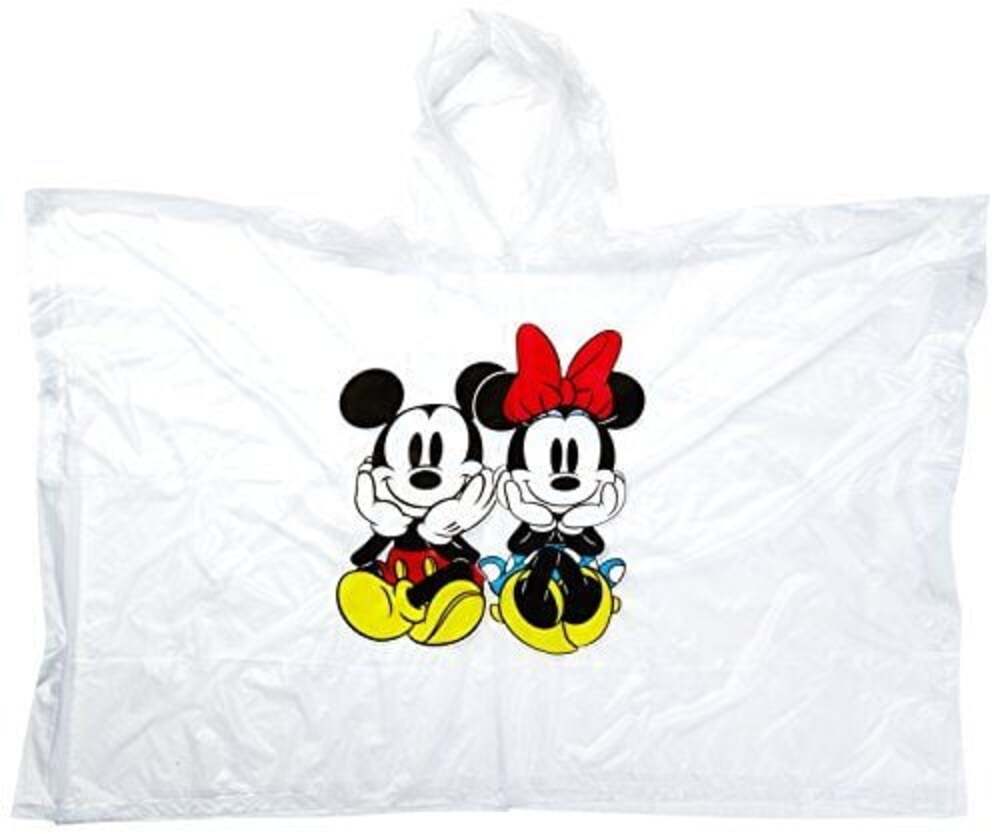 Disney Mickey and Minnie Mouse Hooded Rain Poncho